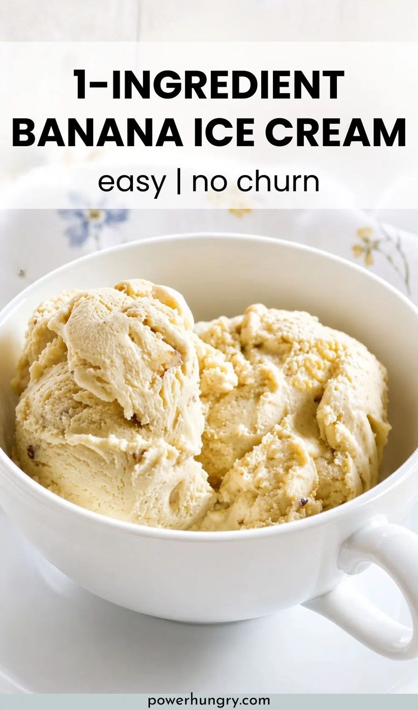 1 ingredient banana ice cream