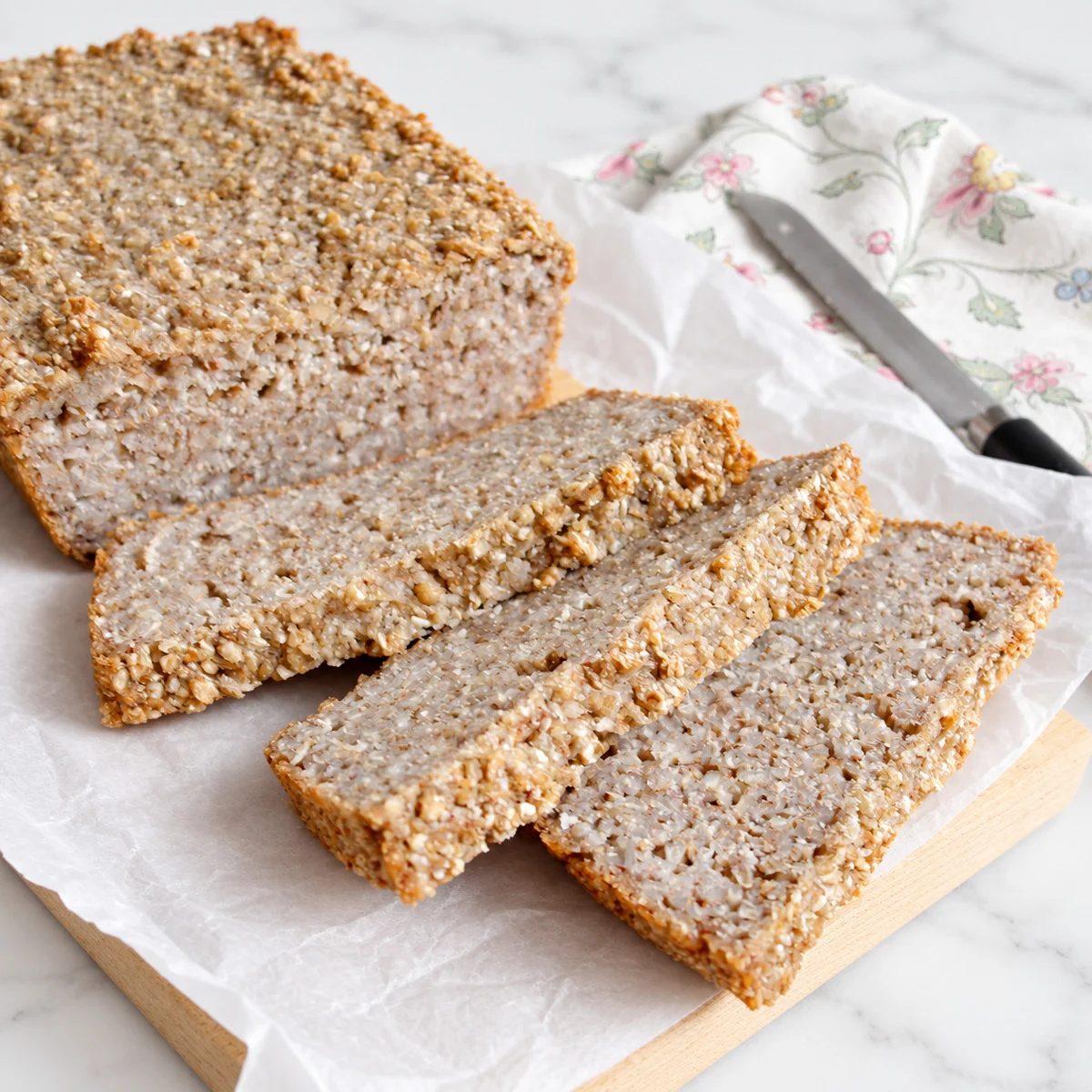 1-Ingredient Buckwheat Bread