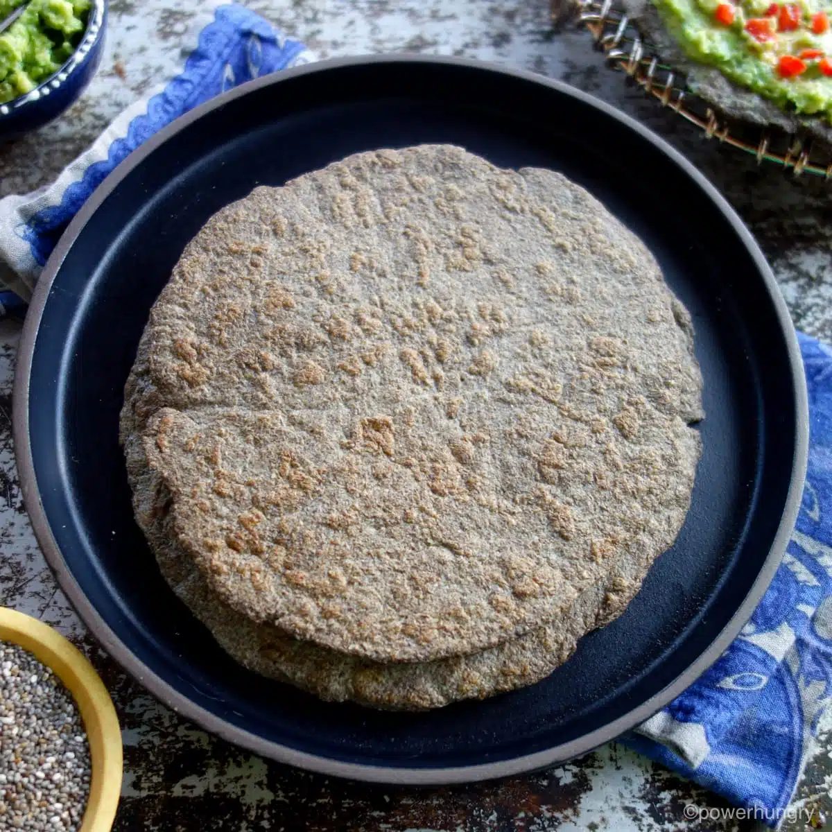 1-Ingredient Chia Seed Flatbreads