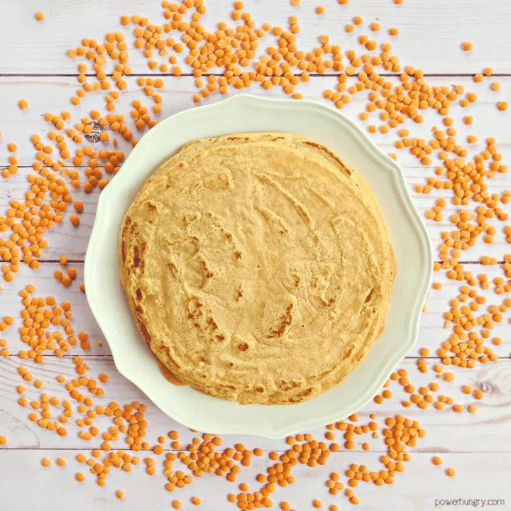 1 Ingredient Red Lentil Tortillas (Grain Free Recipe)