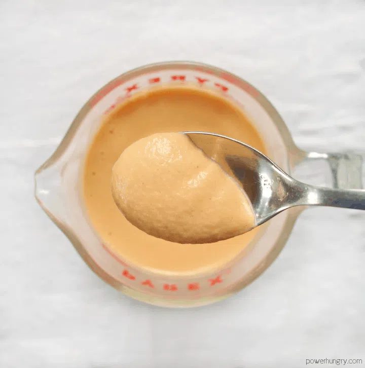 pureed red lentil tortilla batter
