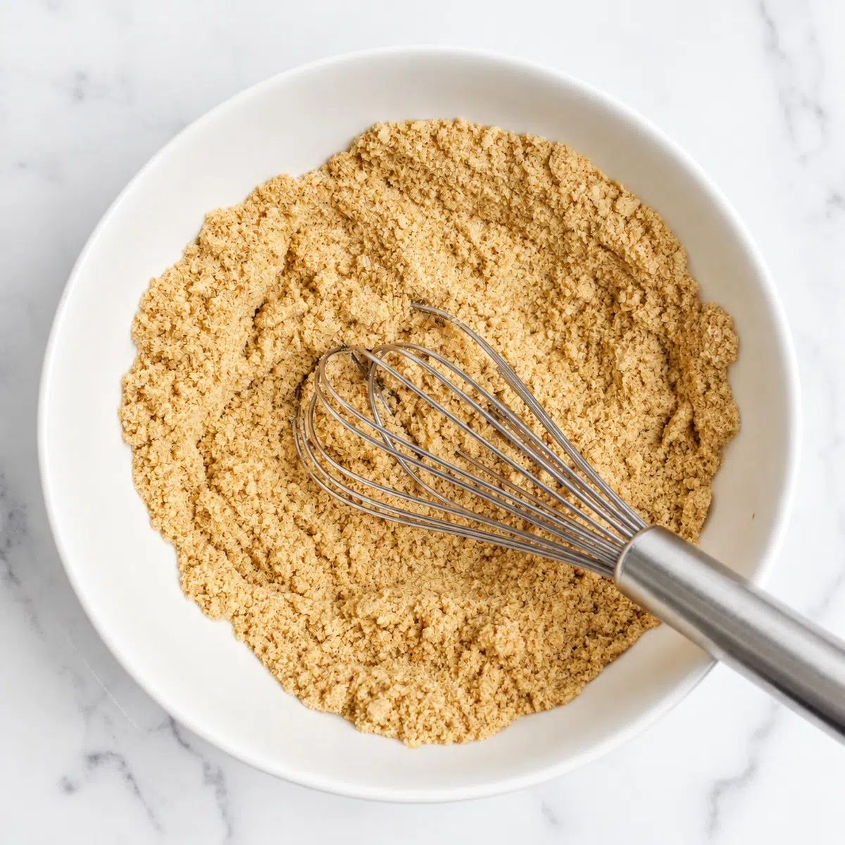 dry ingredients for flaxseed waffles