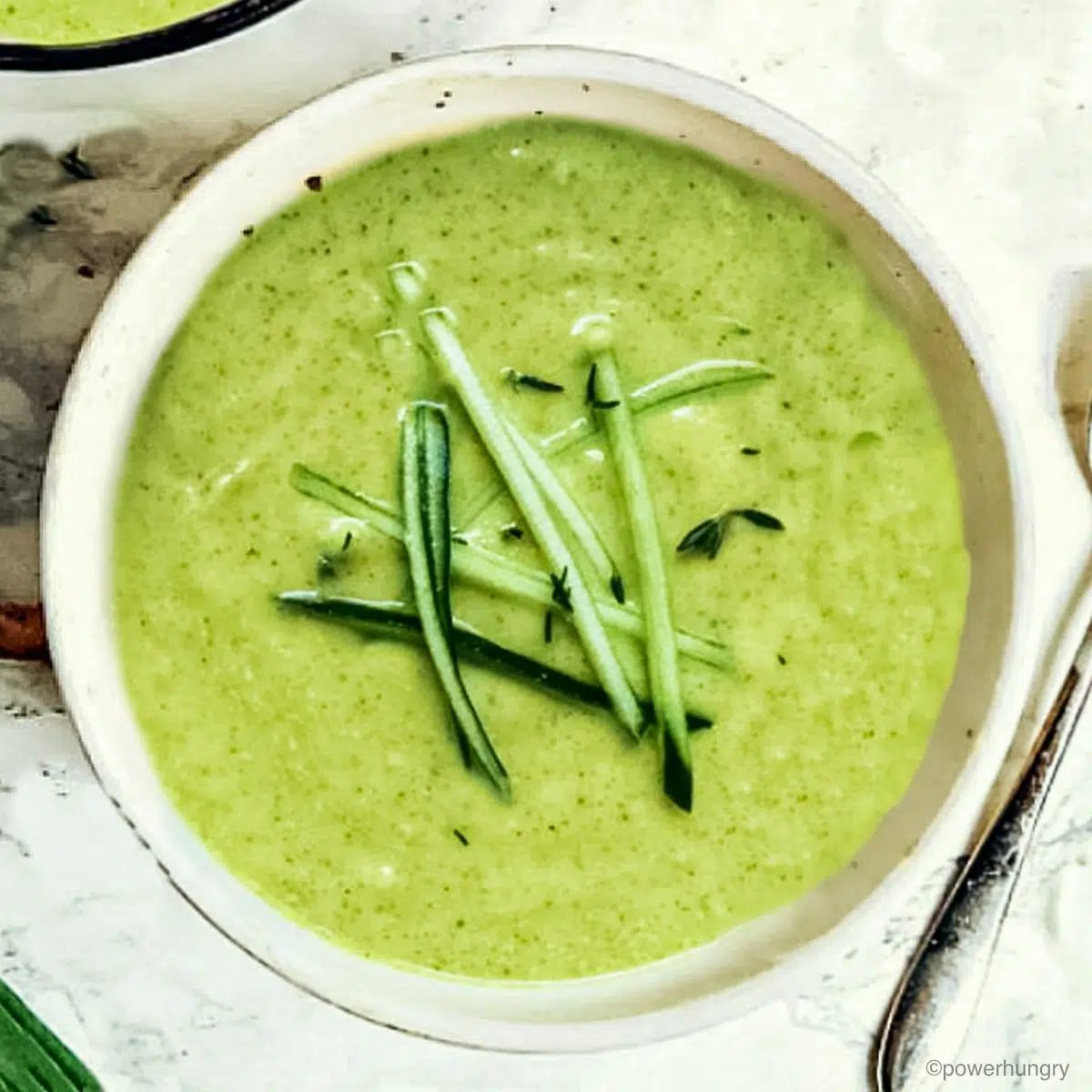 Creamy Zucchini Potato Soup (5 ingredients)