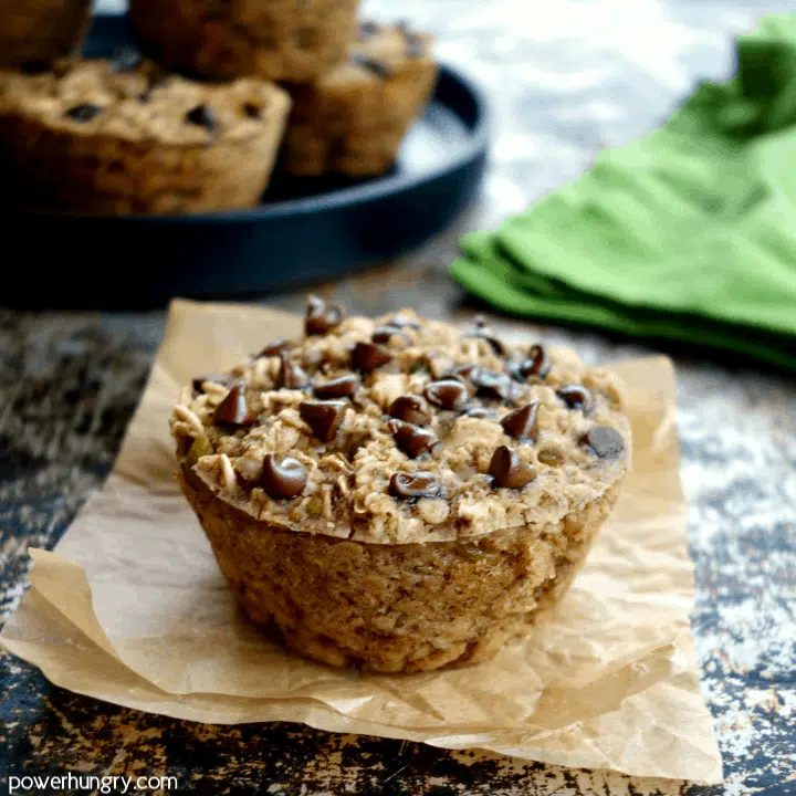 Vegan Zucchini Bread Baked Oatmeal (Oil-free, GF)