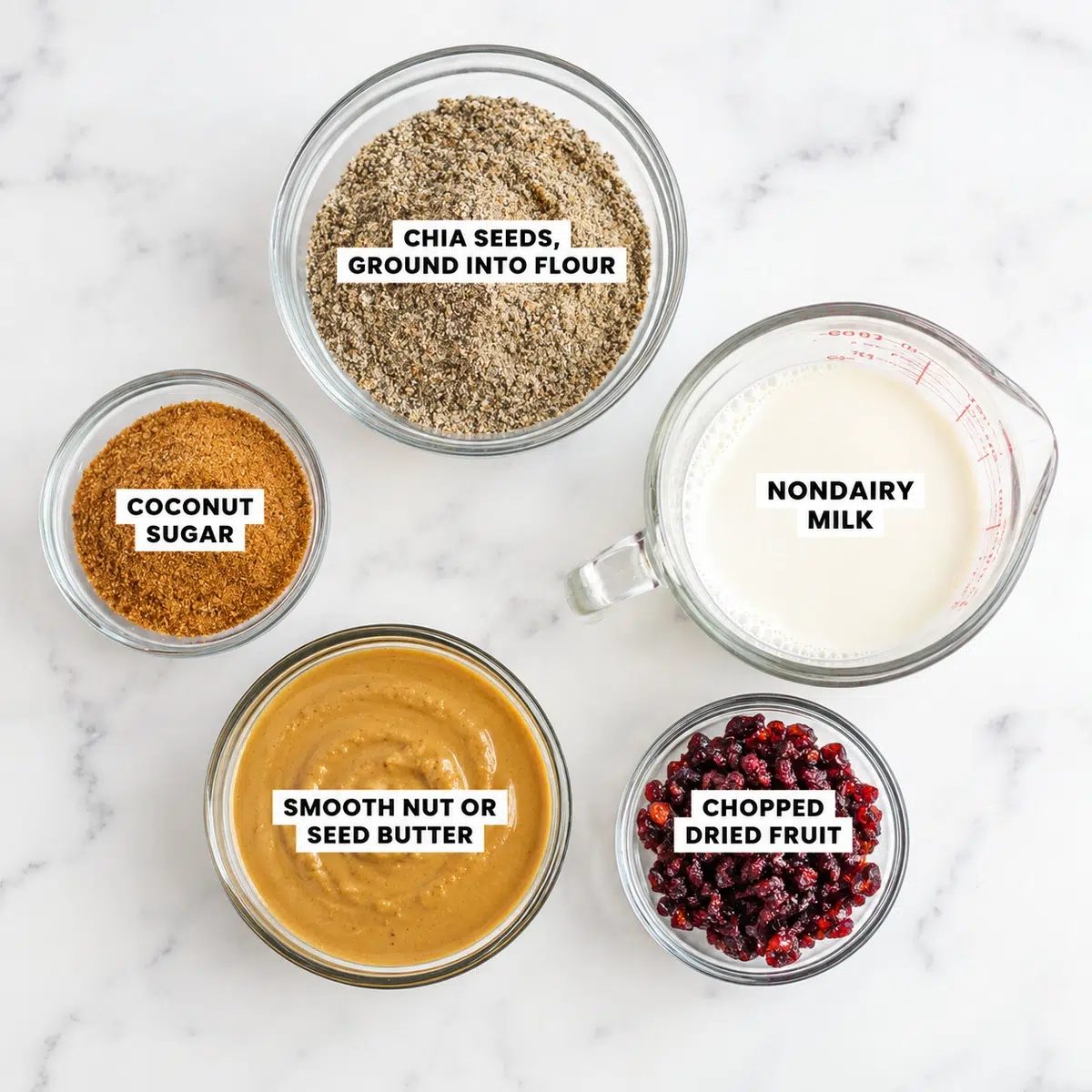 chia seed cookies ingredients