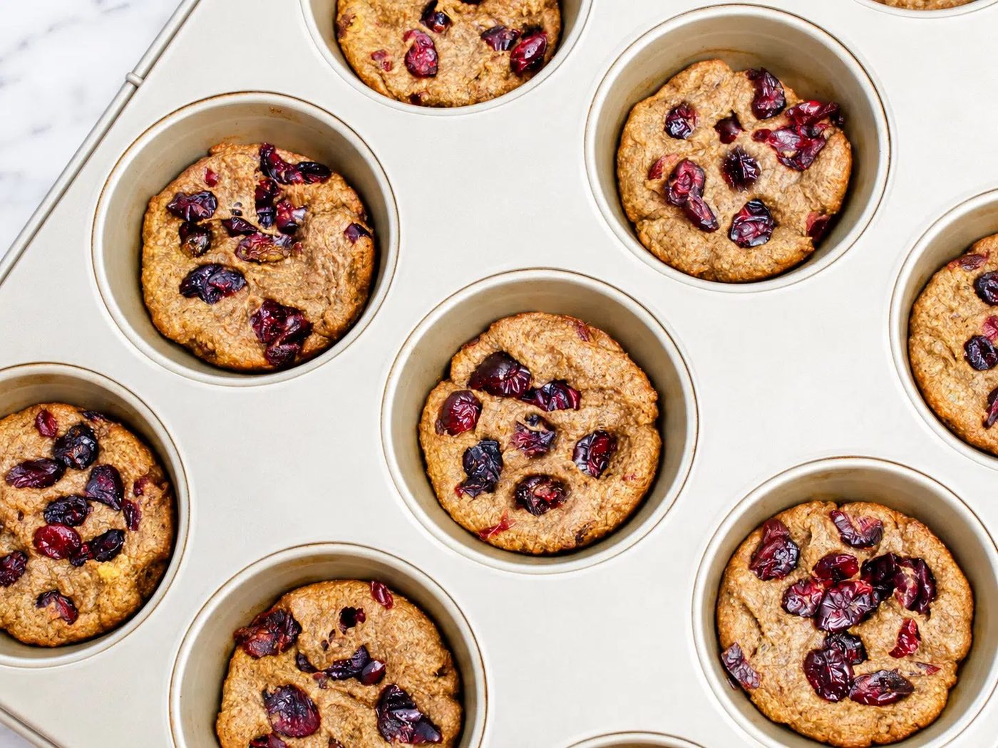 baked chia seed cookies in tin