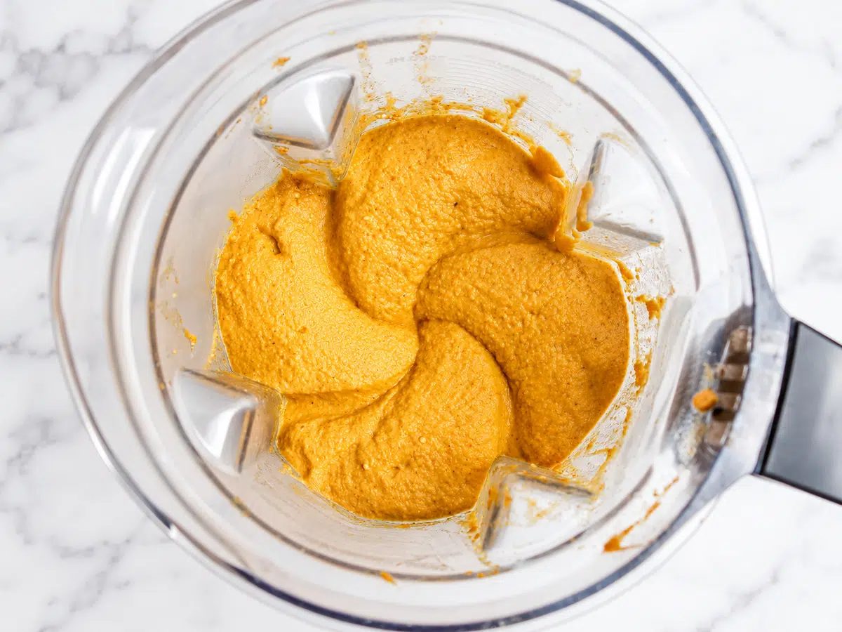 millet pumpkin bread blended batter