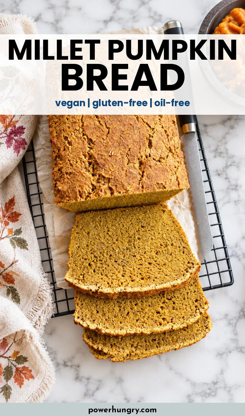 millet pumpkin bread pinterest pin
