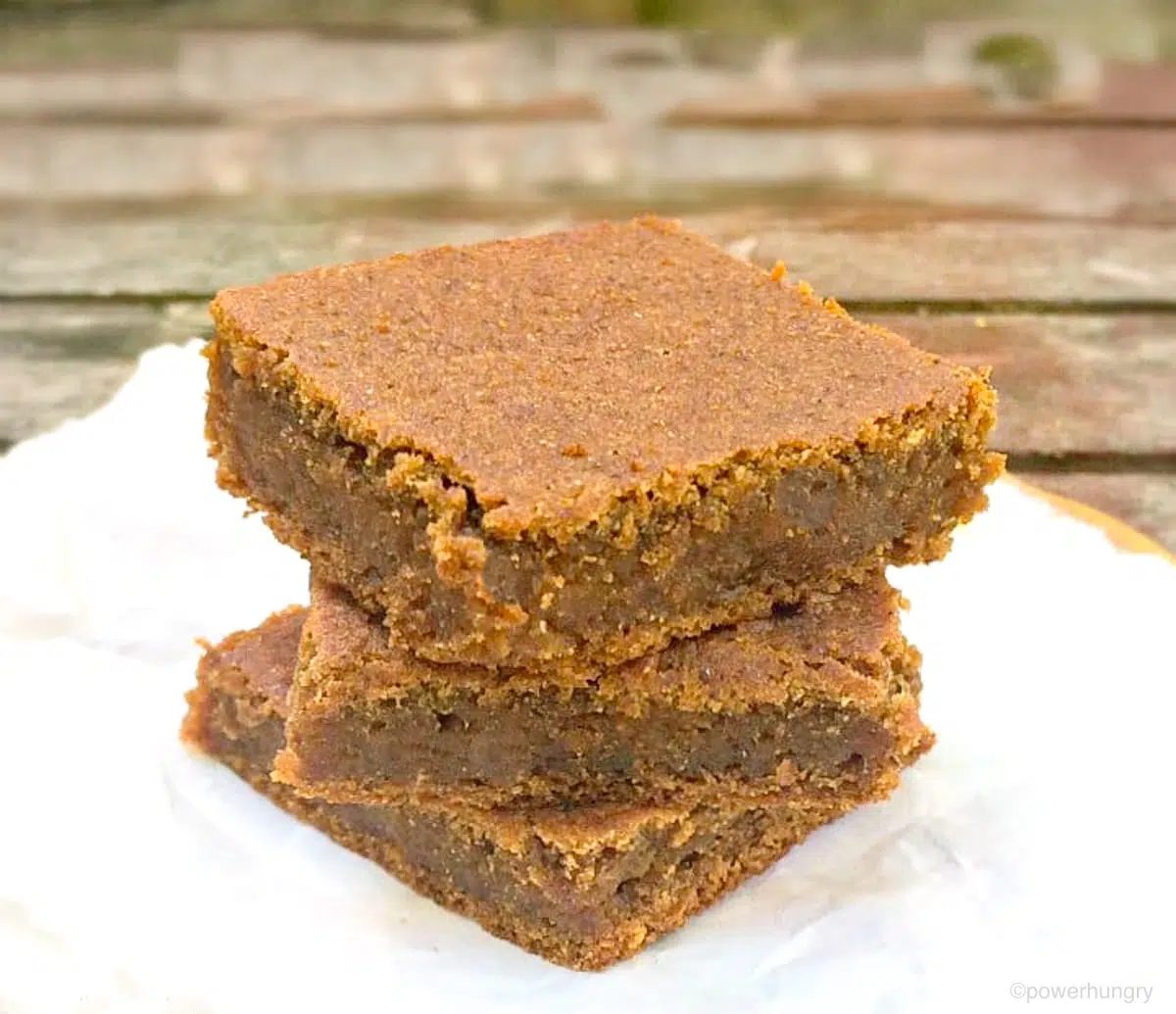 Vegan Coconut Flour Gingerbread Blondies (Oil-Free, Nut-Free, GF)