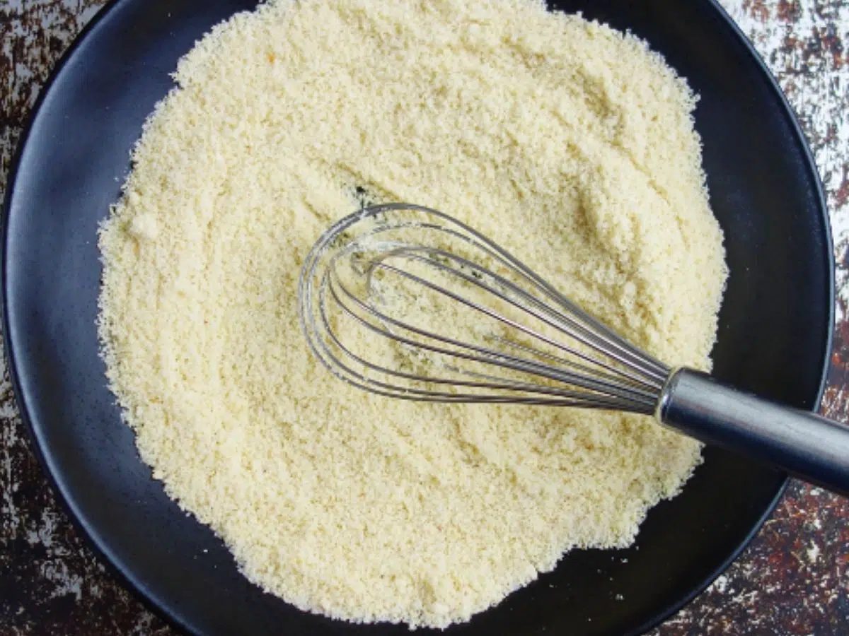 dry ingredients for almond flour tortillas