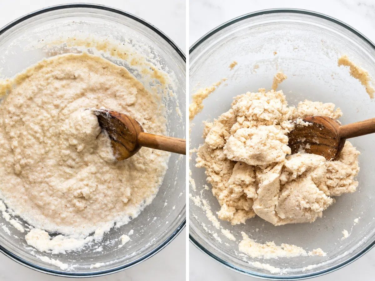 cassava flour tortillas dough