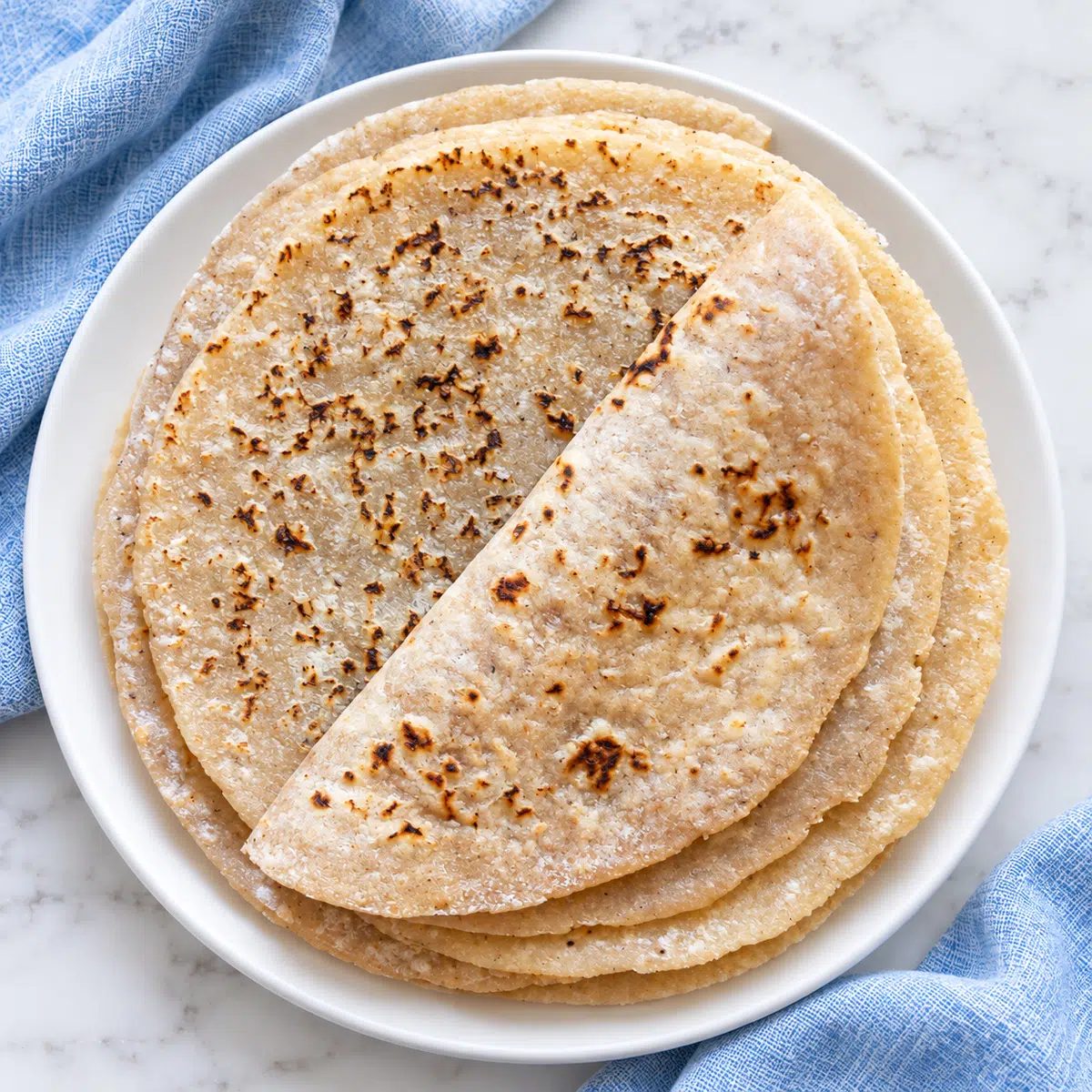 Cassava Flour Tortillas (2 Ingredients)