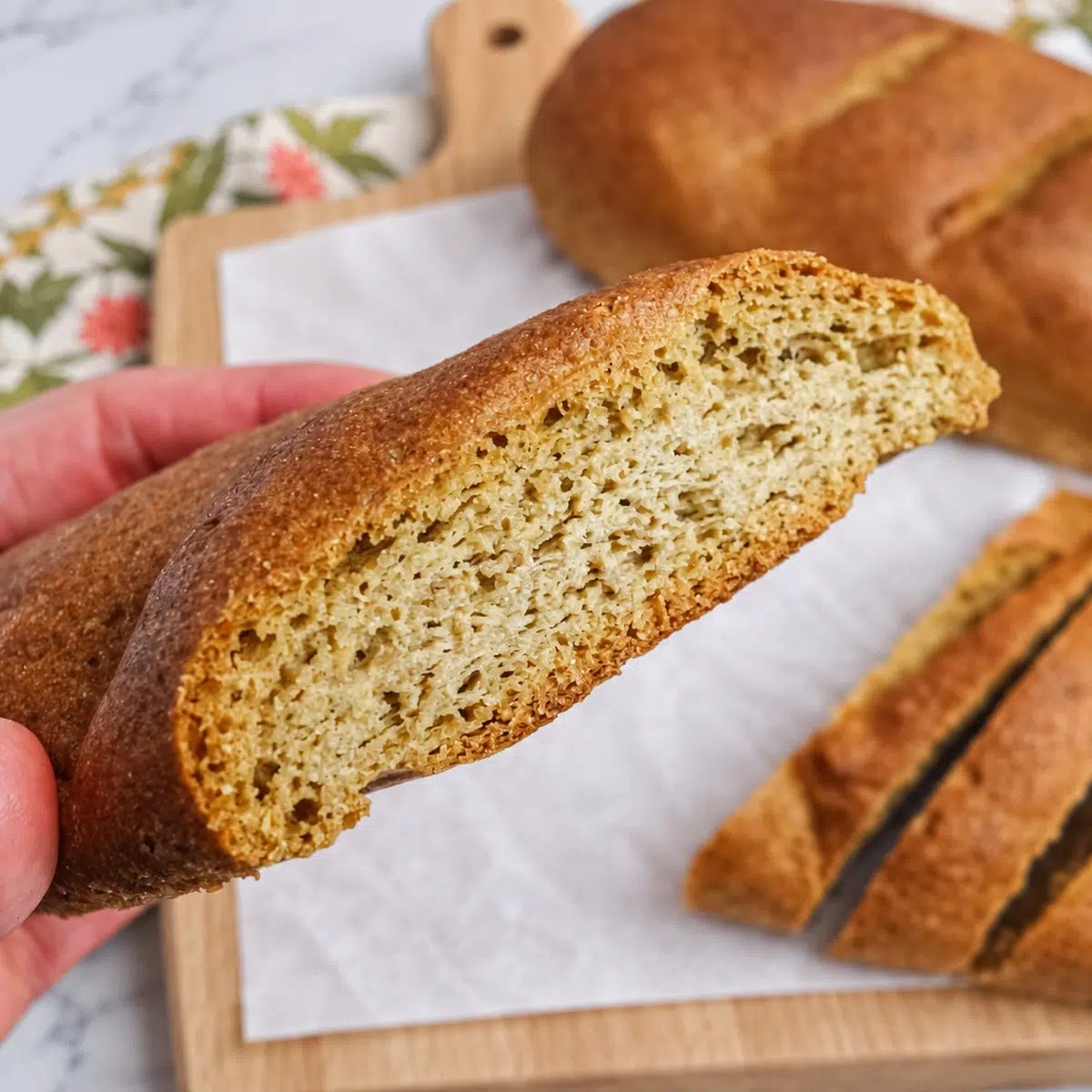 flaxseed bread crumb texture