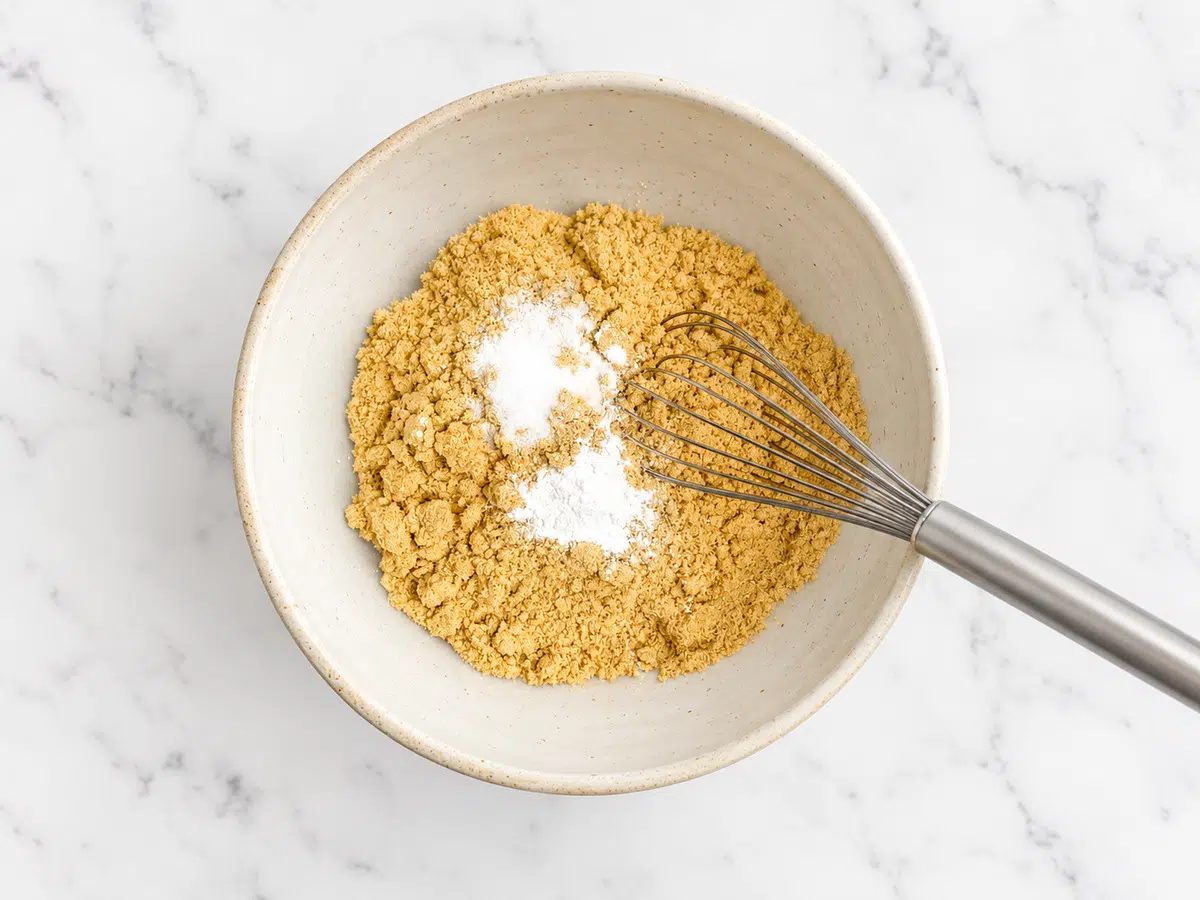 dry ingredients for flaxseed bread