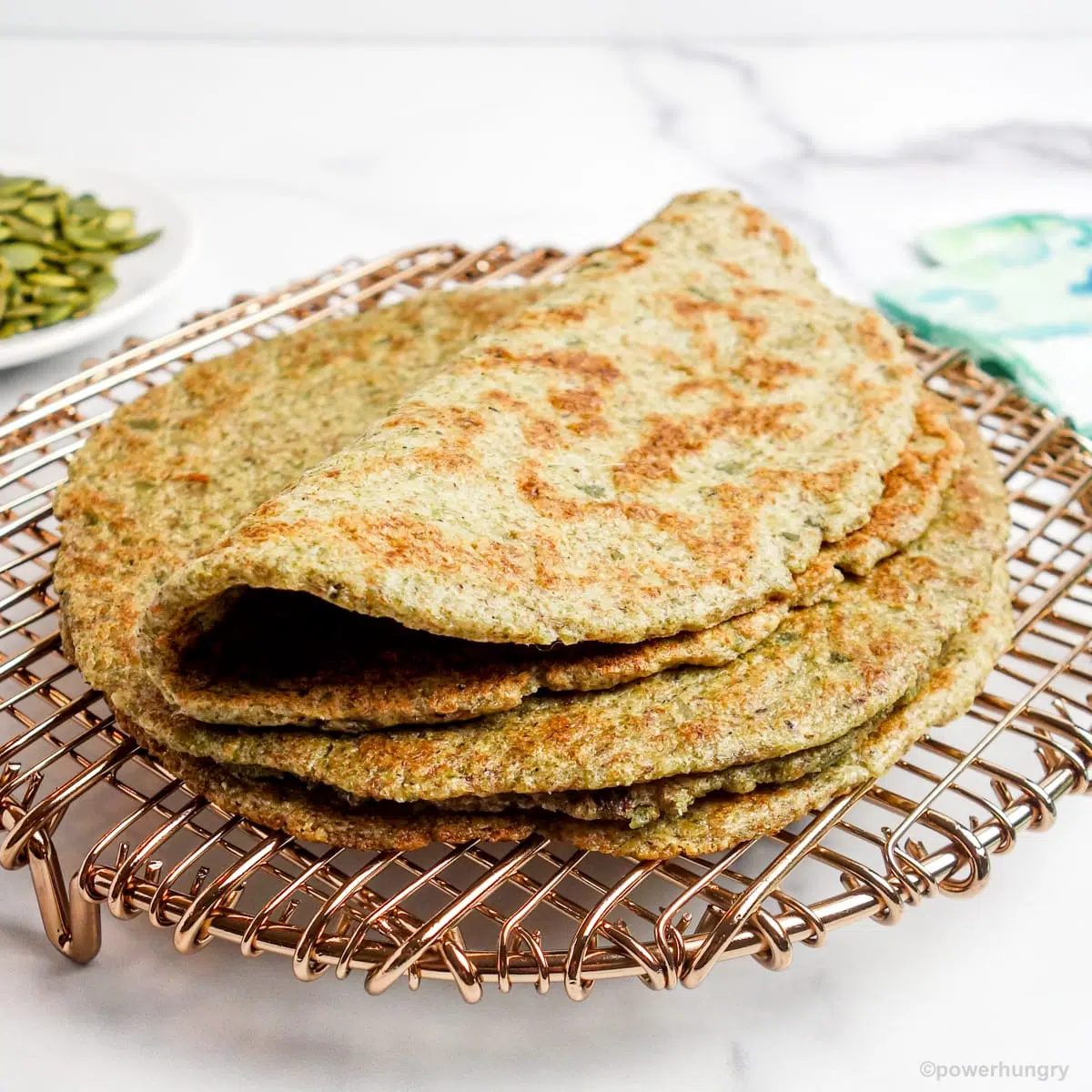 Pumpkin Seed Tortillas (High Protein, 2 ingredients)