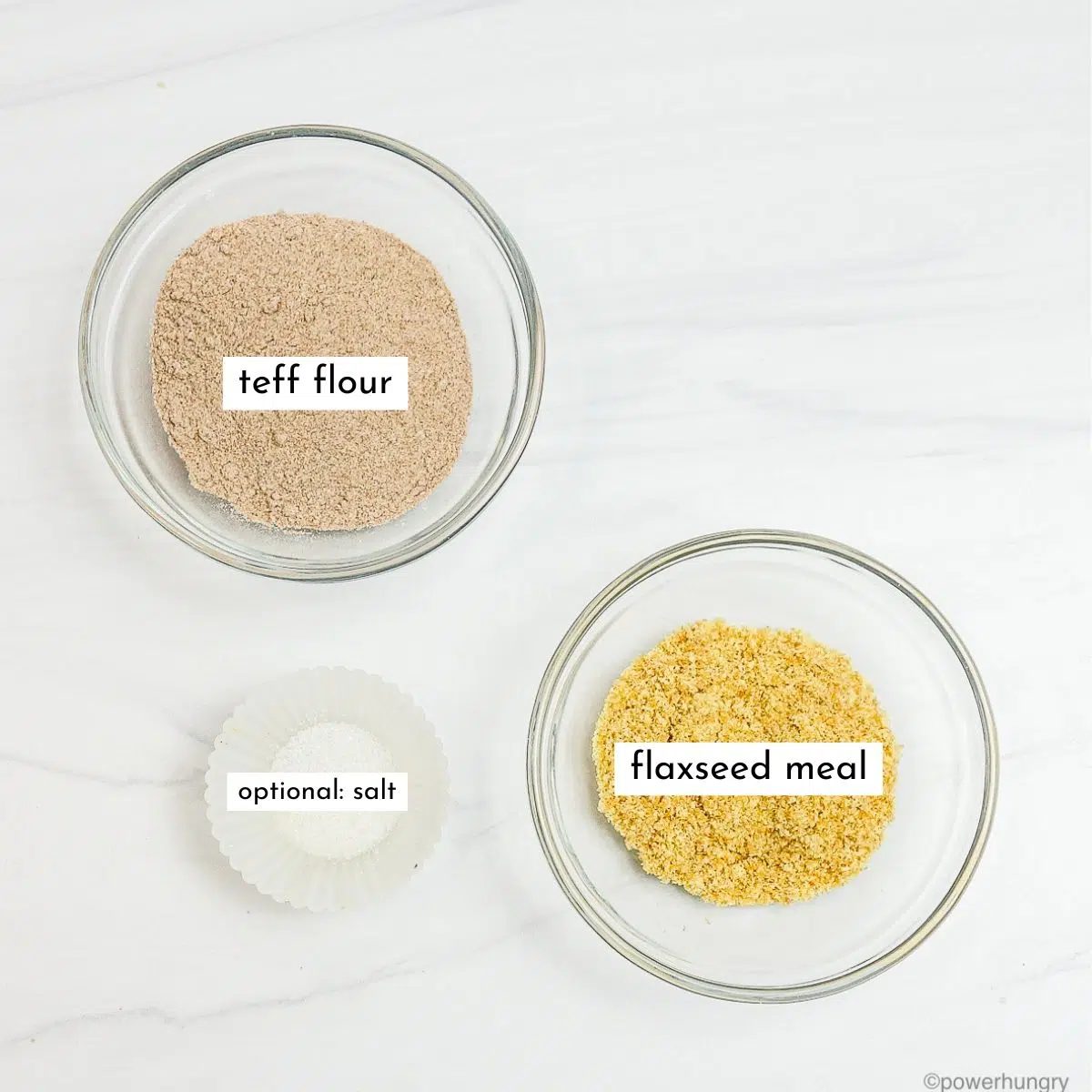 teff naan ingredients inets in clear bowls