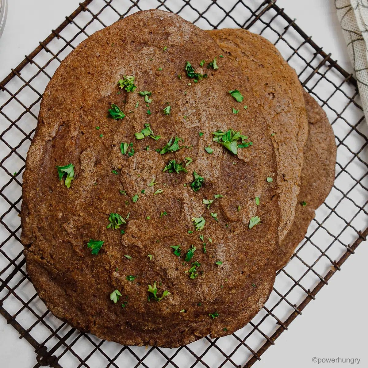 2 Ingredient Teff Naan (High Protein)