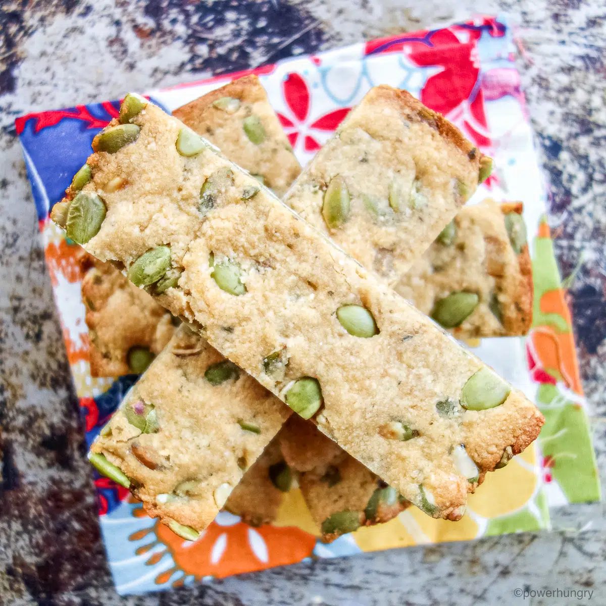 3 Ingredient Almond Flour Granola Bars (V, Grain-Free)