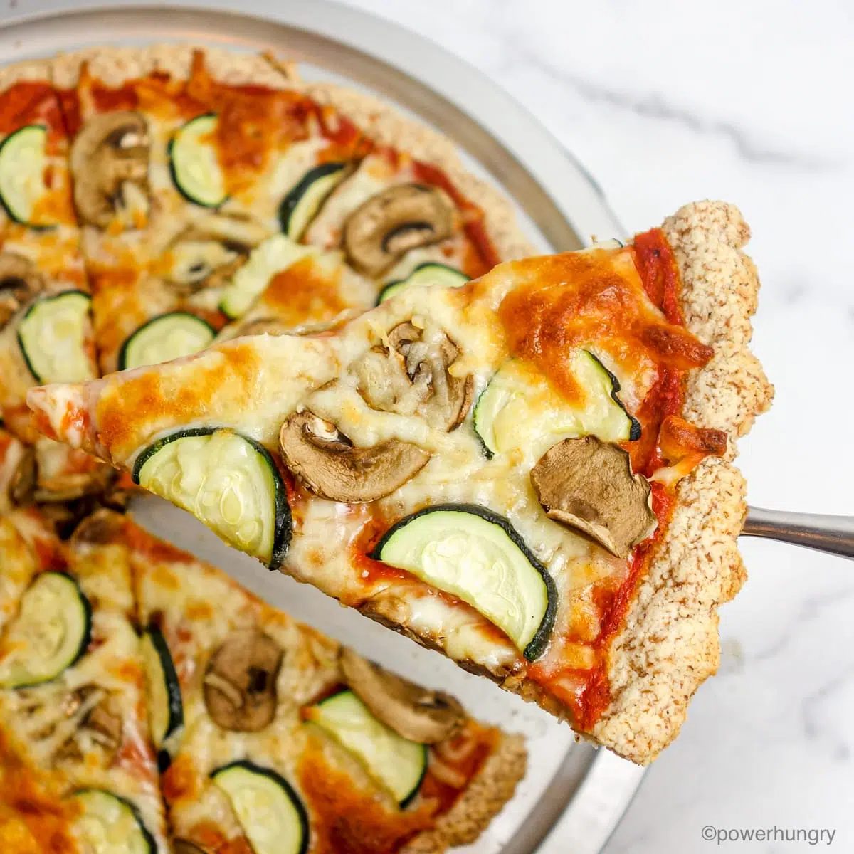 3 Ingredient Almond Flour Pizza Crust (Vegan, GF, Oil-free)