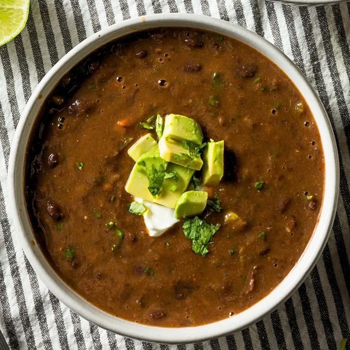 Black Bean Pumpkin Soup (3 Ingredients)