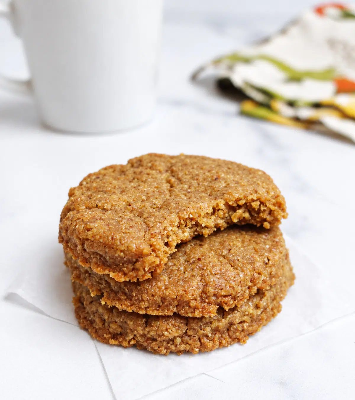 3-Ingredient Flaxseed Shortbread Cookies