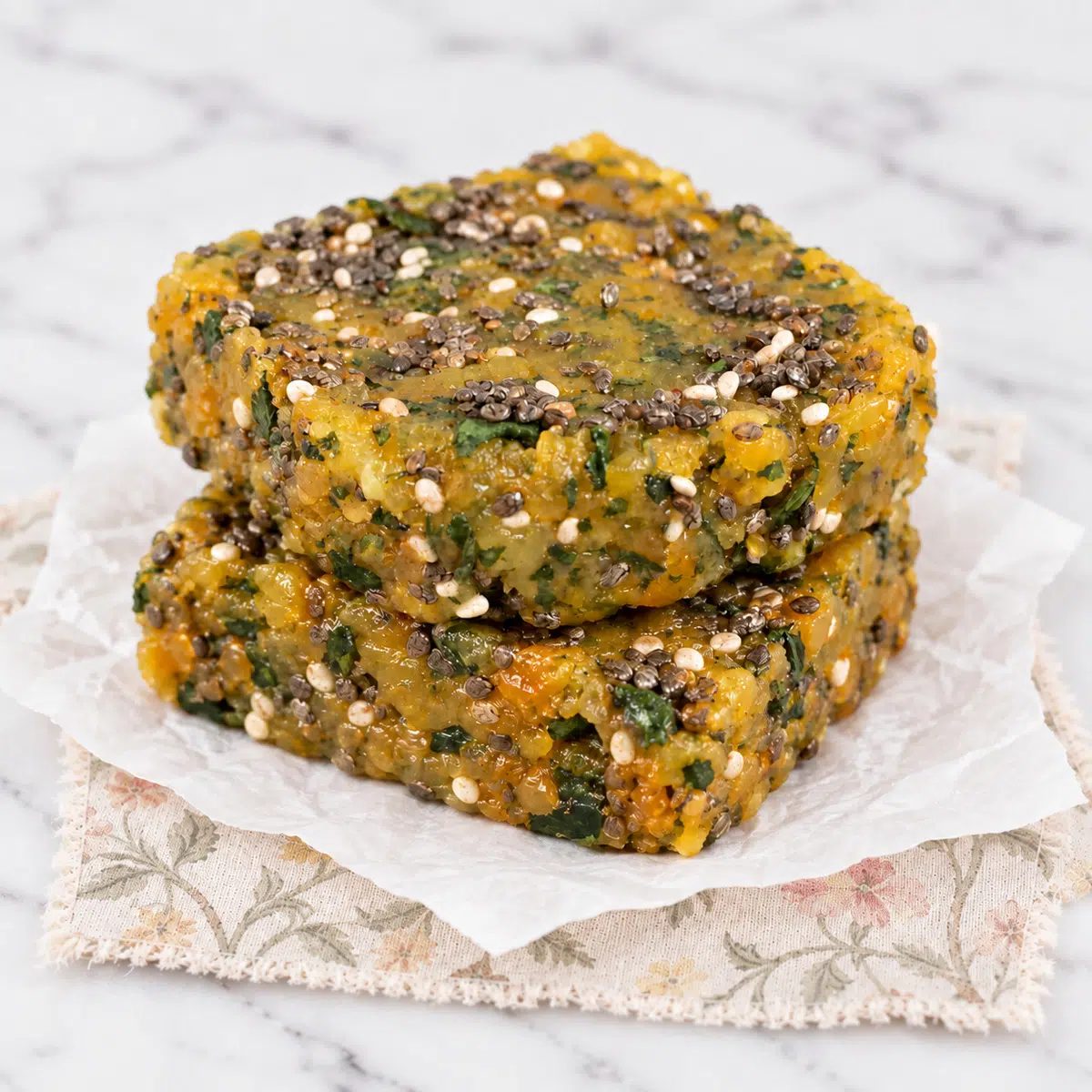 stack of two apricot fruit and greens energy bars