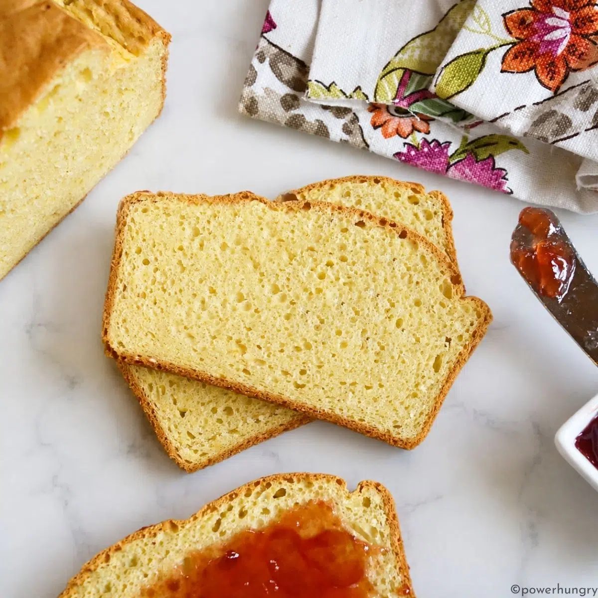 3-Ingredient Chickpea Flour Bread (Yeast-Free, Vegan)