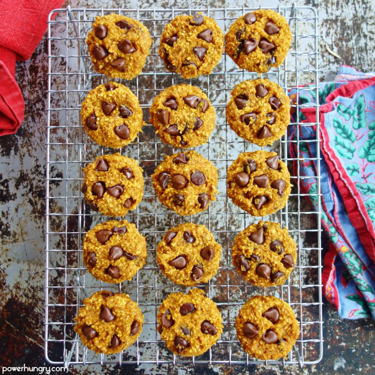 Vegan Pumpkin Oat Cookies (3 Ingredients)