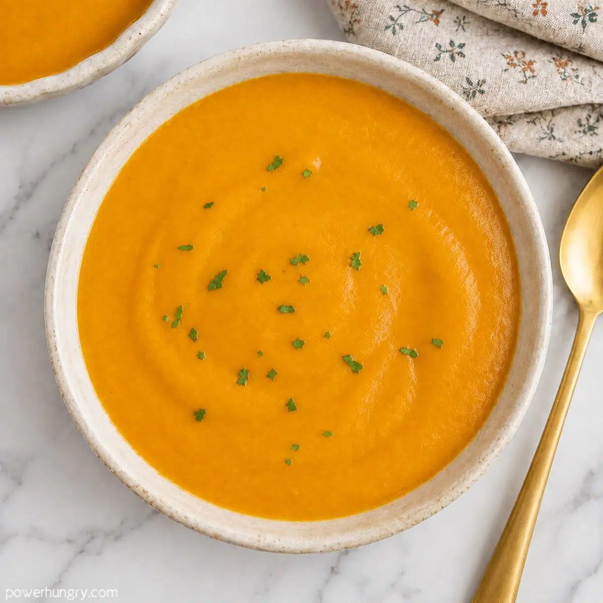 3-Ingredient Roasted Carrot Soup (Vegan, Oil-Free)