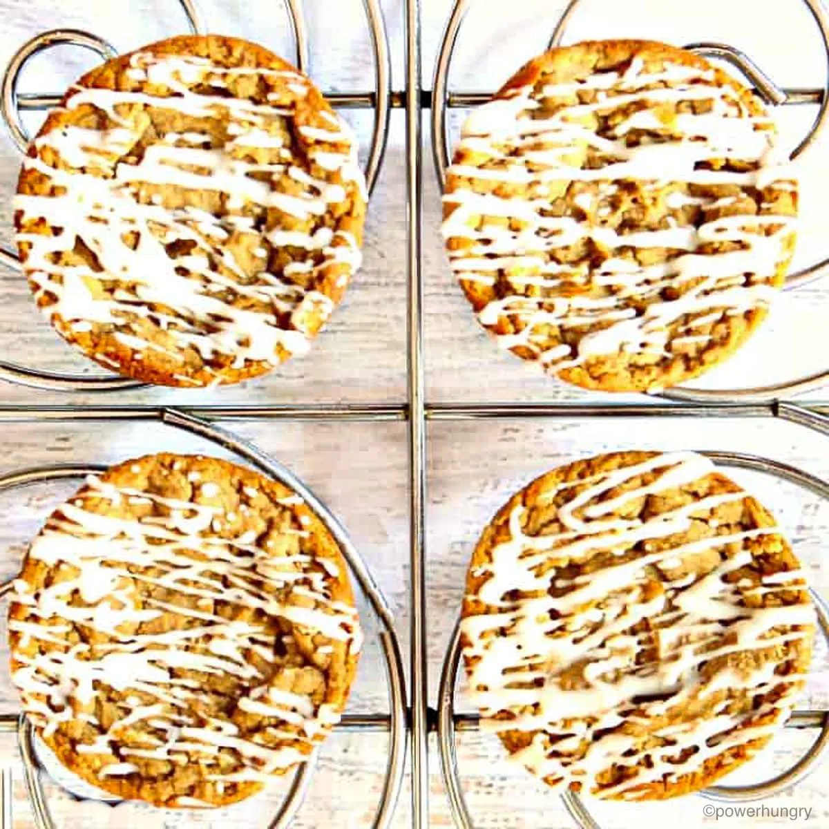 overhead shot of maple espresso protein bars