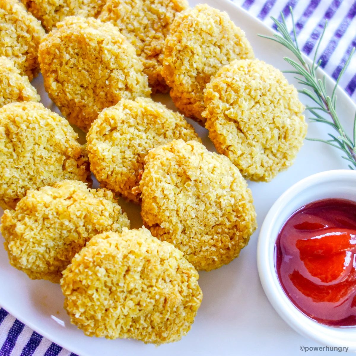 Millet Nuggets (2 Ingredients, High Protein)
