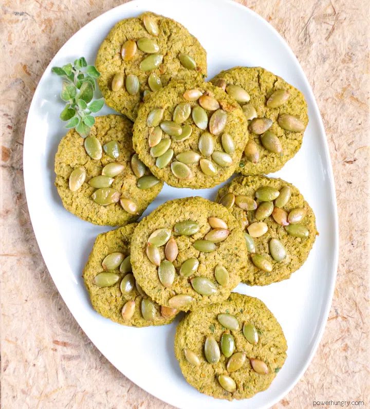 Baked Pumpkin Seed Falafel (No Beans)