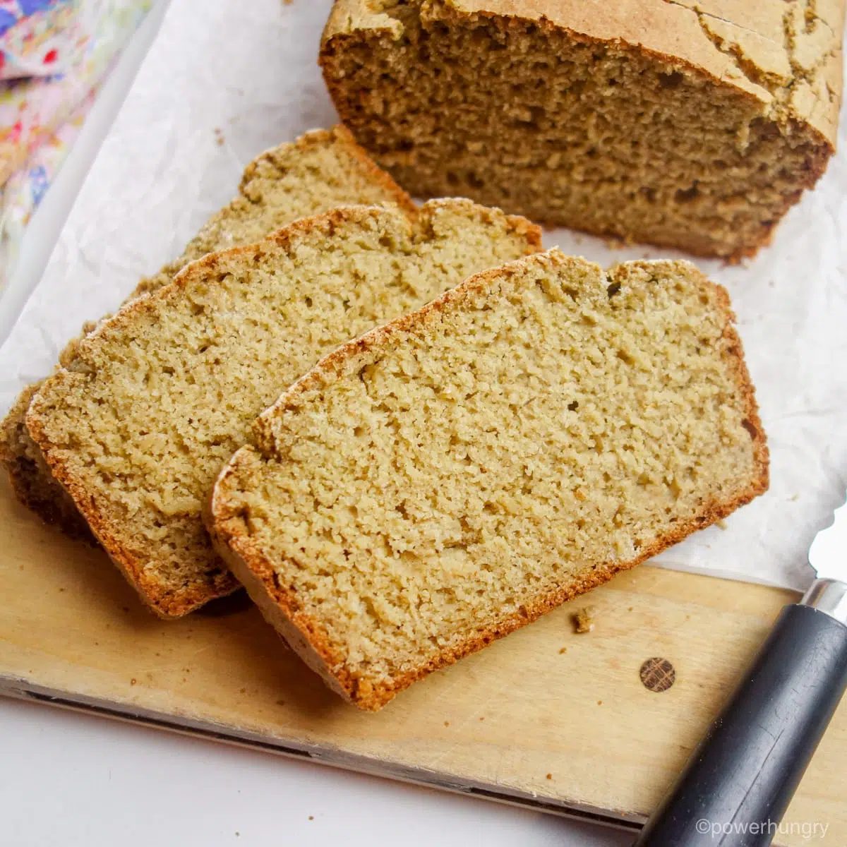4-Ingredient Oat Flour Bread (Vegan, Oil-Free)