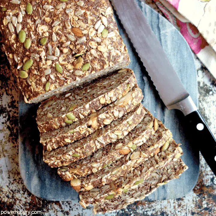 4-Ingredient Oat Flax Power Bread (Oil-free, Gluten-free)