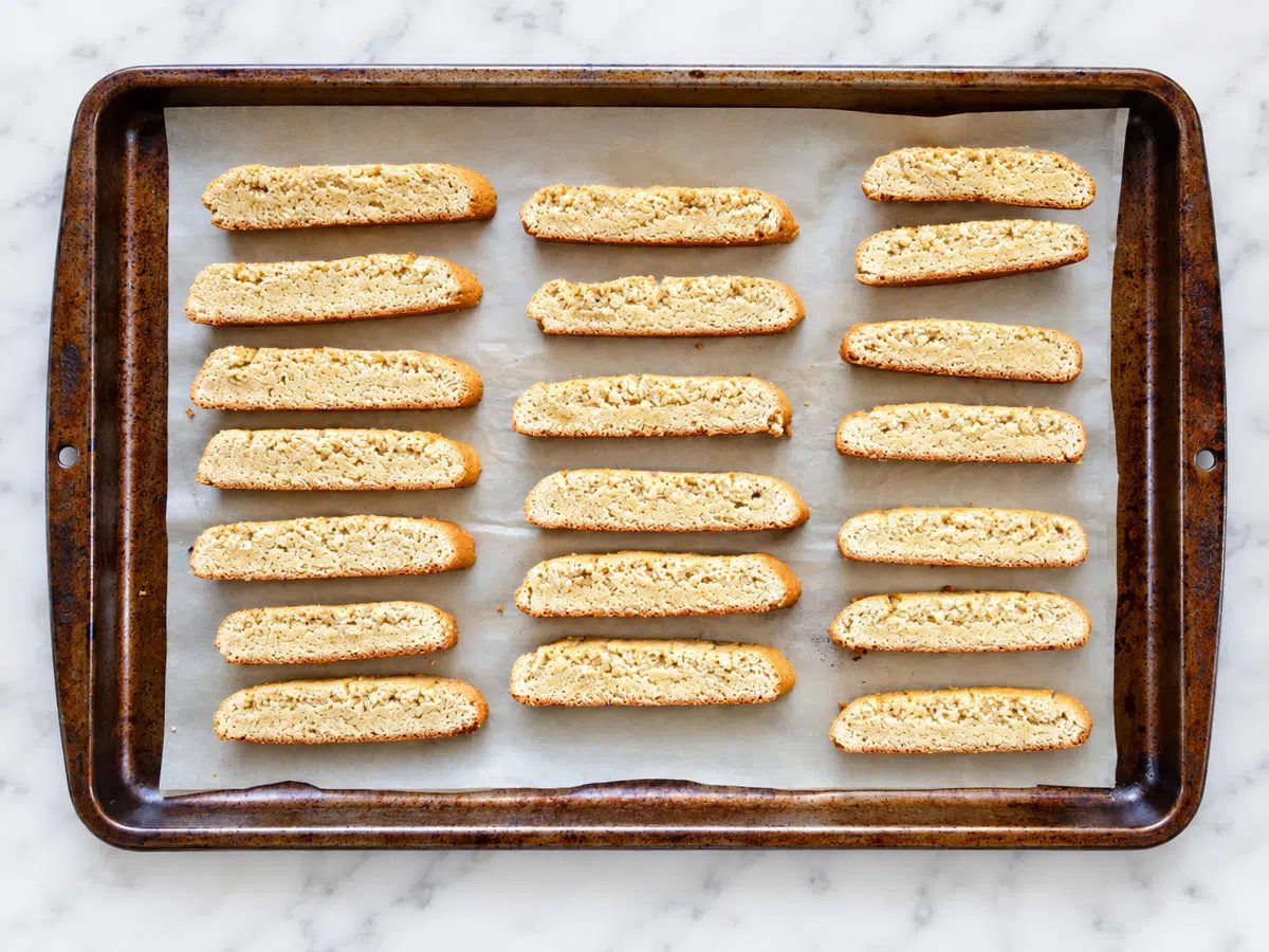 second bake for almond flour biscotti