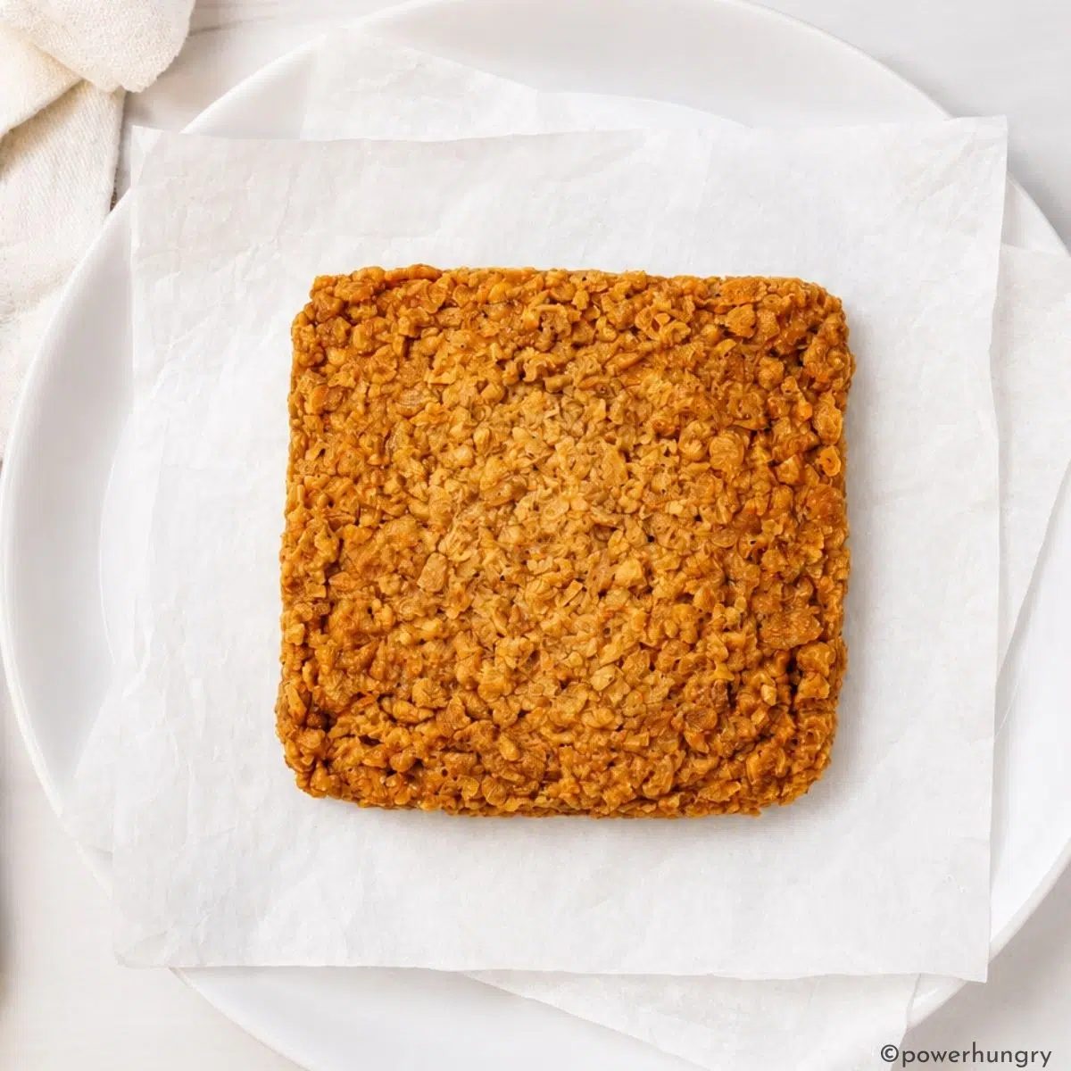 piece of 5 minute high protein bread on a white plate
