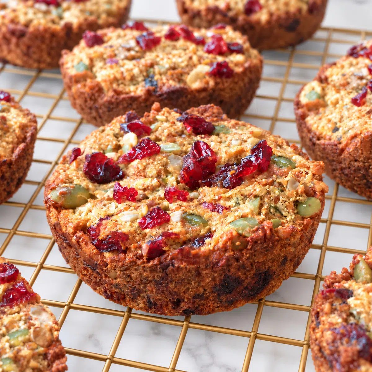Grain-Free Granola Protein Cookies (Vegan, Oil-Free)