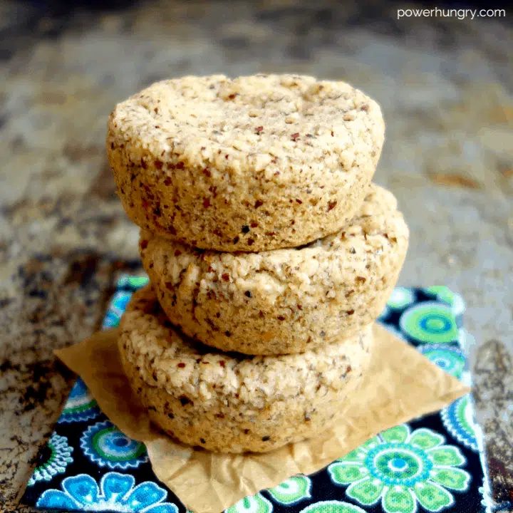 3 Ingredient Keto Vegan Almond Bread (Grain-free, Oil-free)