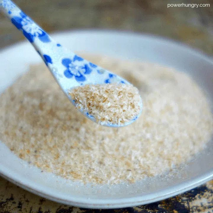 dish of whole psyllium husks