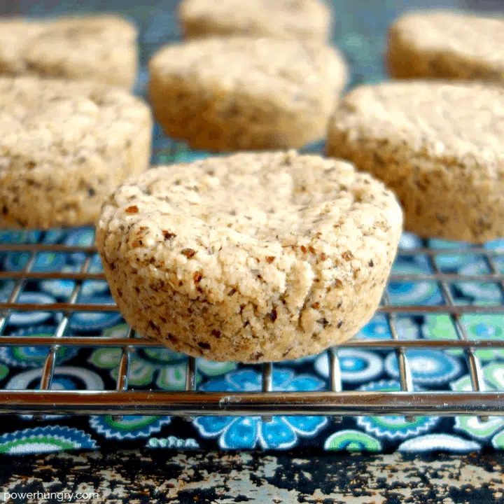 Cooling rack with vegan almond breads