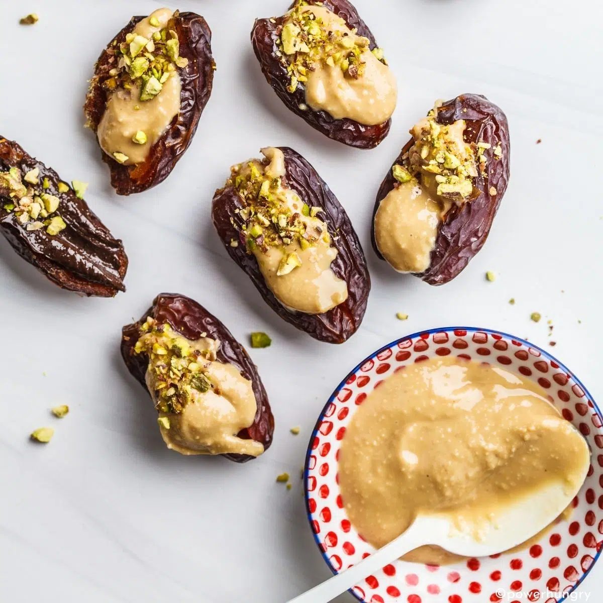 almond butter stuffed dates