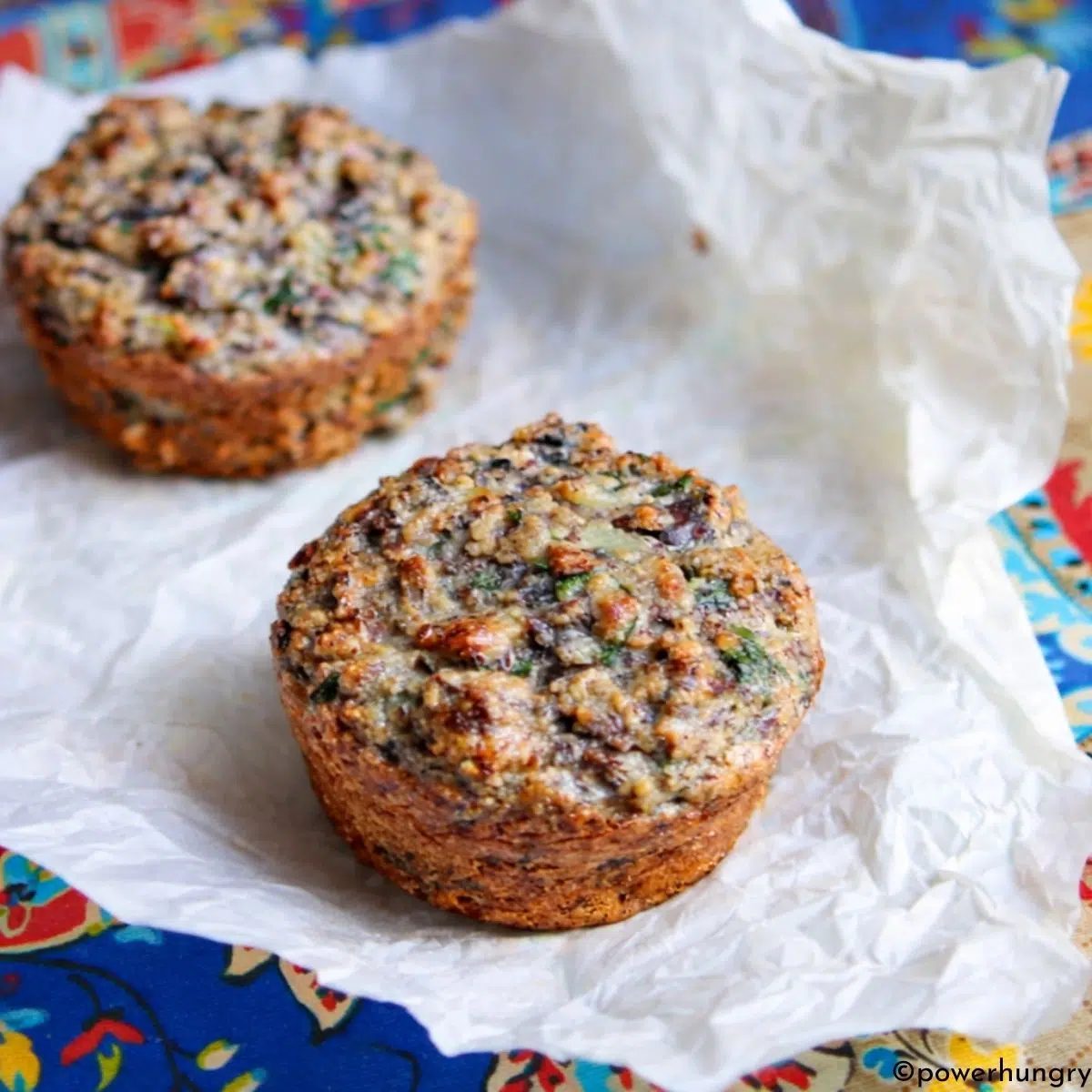 Vegan Almond Flour Mushroom Muffins (High-Protein, Gluten-Free)