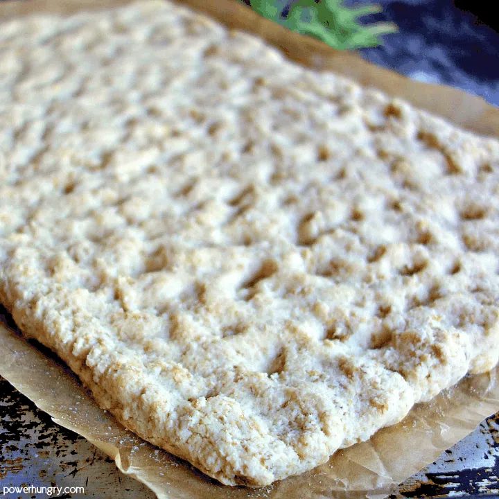 almond flour oat foccacia , fresh out of the oven