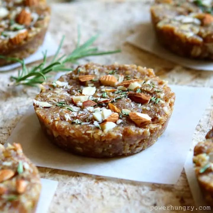 Almond Rosemary Energy Bars