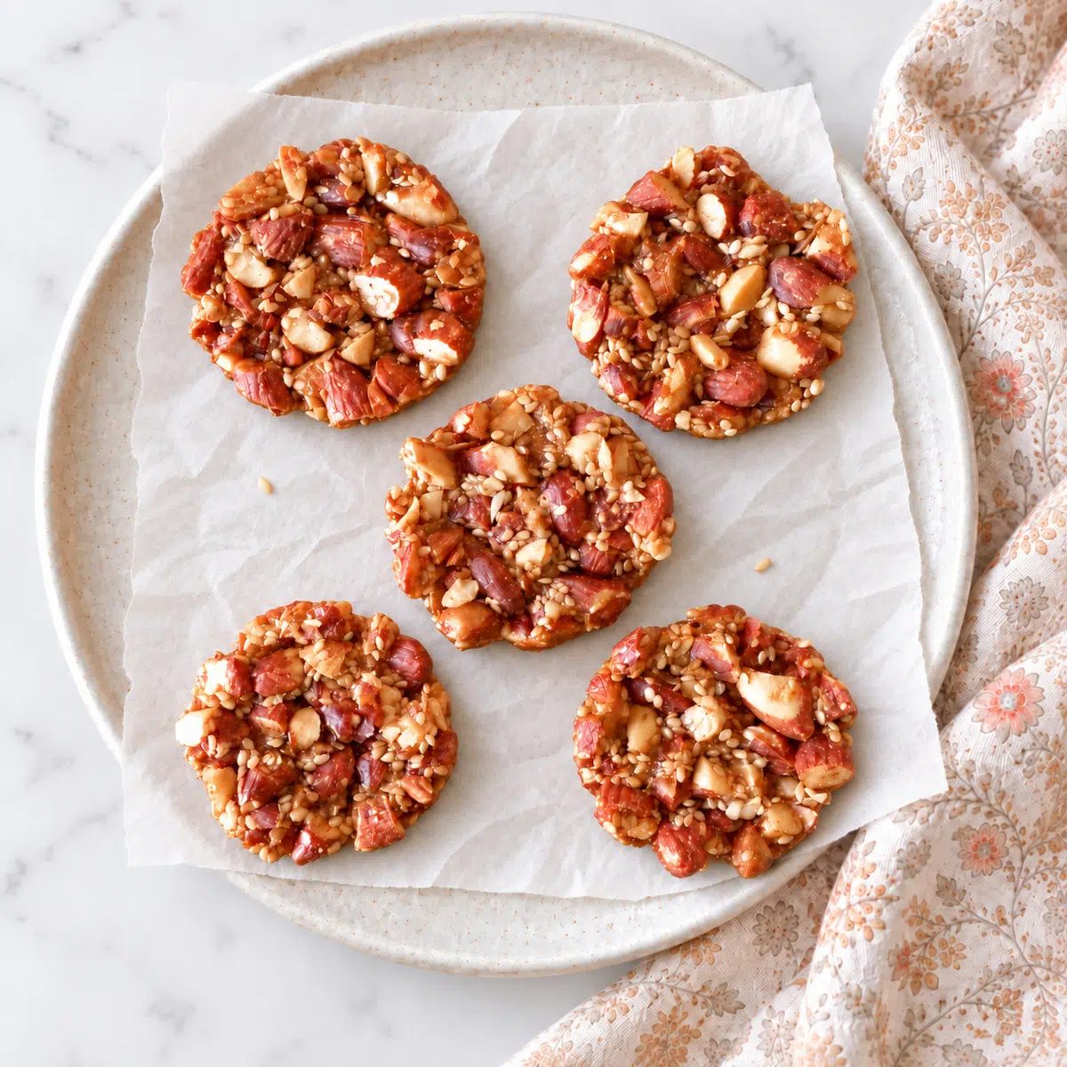 Almond Sesame Clusters