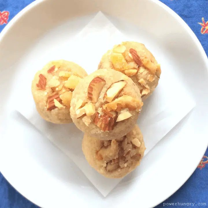 Amaranth, Almond & Pear Energy Balls {V+GF}