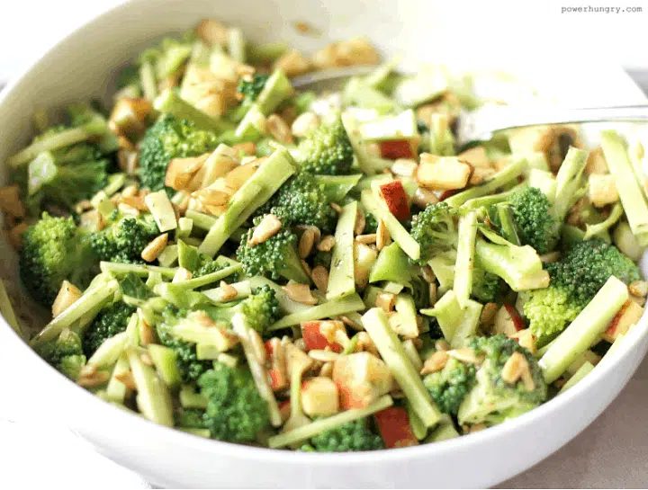 Apple Broccoli Sunflower Seed Salad