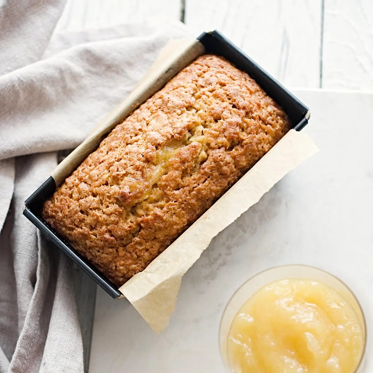 Nourishing Applesauce Oatmeal Bread Recipe (Oil-Free, GF)