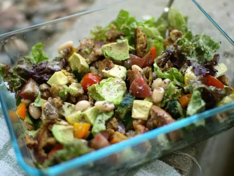 avocado white bean salad