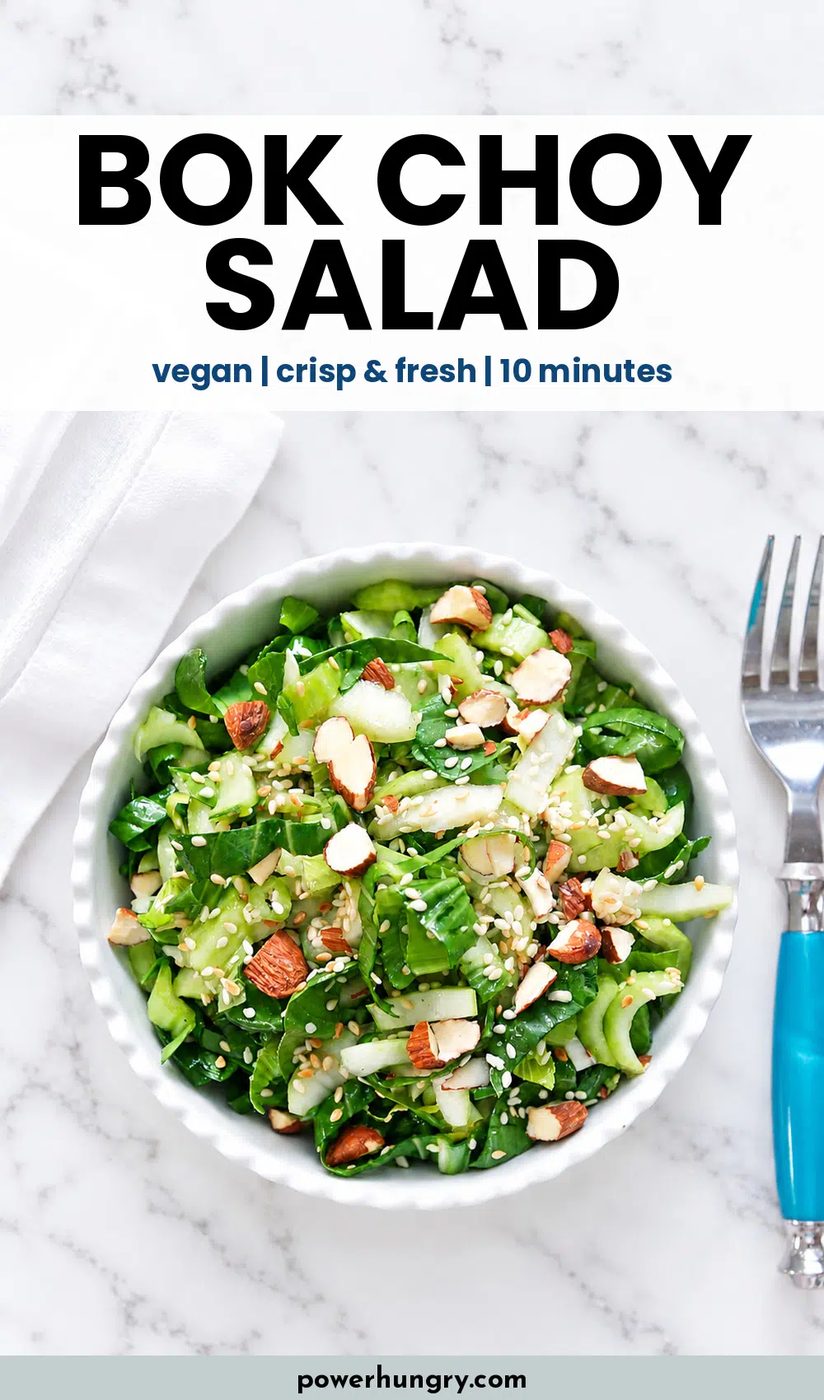 bok choy salad pinterest pin